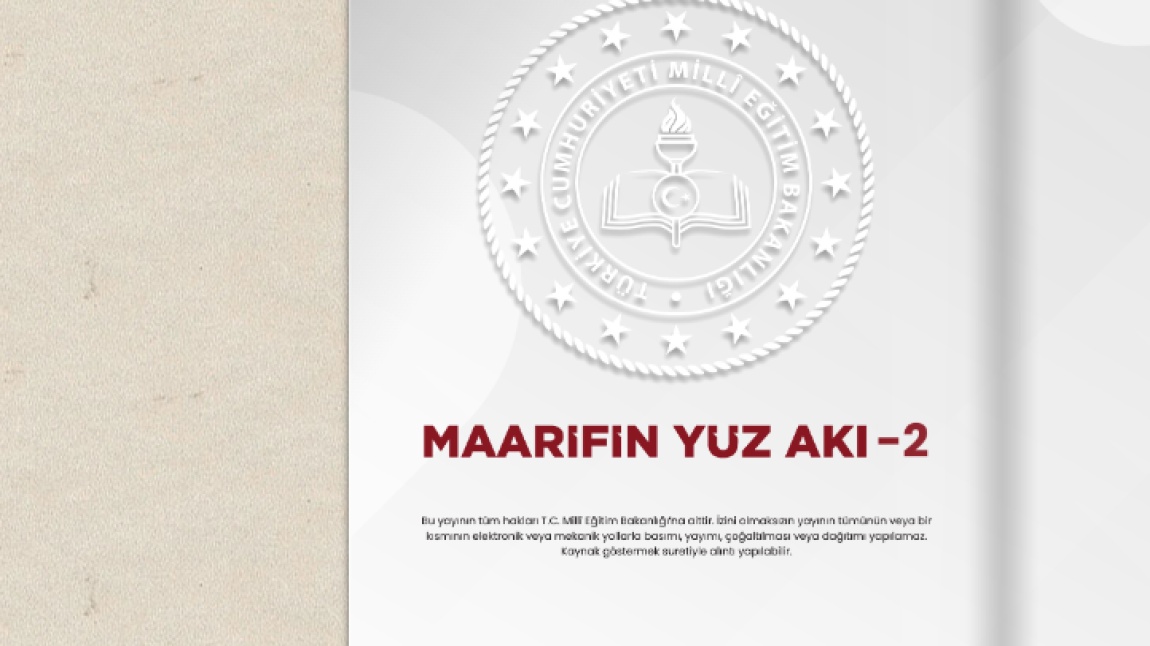 Maarifin Yüz Akı Dergisi